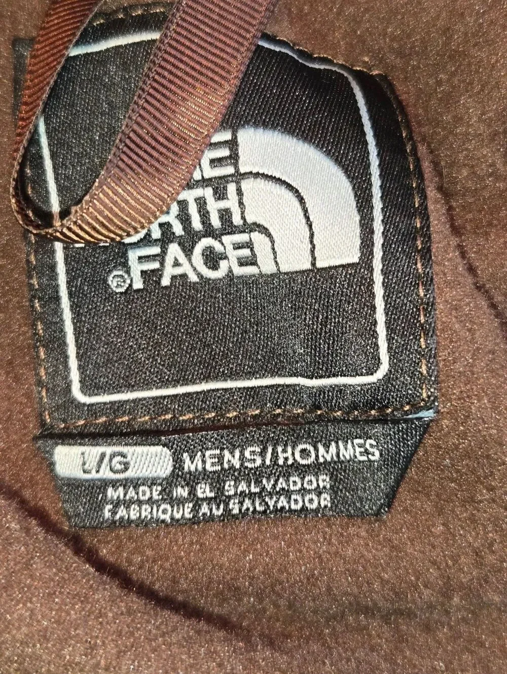 The North Face Denali Jacket Polartec Fleece Men's Large Brown GUC